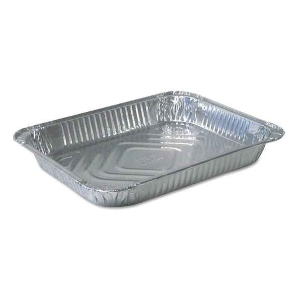 Durable Packaging Aluminum Steam Table Pans, Half Size, Shallow, PK100 4300100